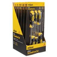 Rolson 6 Piece Screwdriver Set