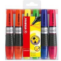 Stabilo Luminator Highlighter Pack of 6 Assorted Colours