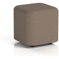 Harlestone Small Square Stool In X2 Fabric - Theory Body And Top