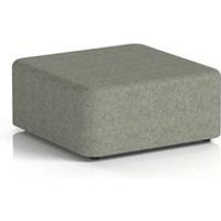 Large Square Stool Rivet Fabric Vitreous Body Top