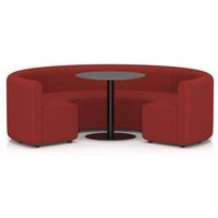 Mod Seating Circular Booth Low Back Table Era Extent