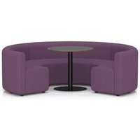 Mod Seating Circular Booth Low Back Table Era Prime