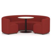 Mod Seating Circular Booth Low Back Table Era Extent