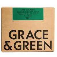 Grace and Green Organic Cotton Applicator Tampons - Super