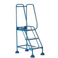 5 Star 3 Tread Blue Step Ladder with Domed Feet