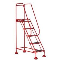 5 Star Anti-Slip 5 Tread Steel Steps with Domed Feet