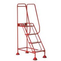 5 Star 4 Tread Steel Step Ladder with Domed Feet