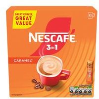 Nescafe 3-in-1 Caramel Coffee Sachets (Pack of 12)