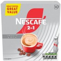 Nescafe 2-in-1 Original Coffee Sachets (12 Pack)