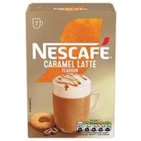 Nescafe Caramel Latte Sachets - Pack of 7