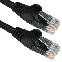 5 Star 0.5m Black Cat 6 Network Cable