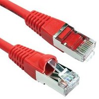 Cat6A SFTP LSOH Snagless Patch Cable 0.5m Red FS711380 FS711380