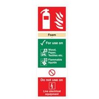 5 Star Rigid Plastic Sign 300x100mm