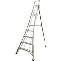 Adjustable 7 Tread Tripod Ladder High Handrail Aluminium