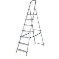 Werner 7 Tread Aluminium Stepladder with High Handrail