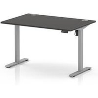 Air Lite Height Adjustable Desk with Carbon Grey Top
