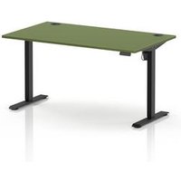 Air Lite Height Adjustable Desk - Moss Green