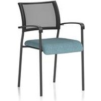 Brunswick Black Frame With Arms Bespoke Colour Seat Rivet Quench