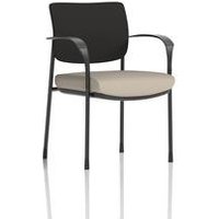Brunswick Deluxe With Arms Black Frame Fabric Back Seat Quest Salt