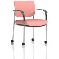 Brunswick Deluxe With Arms Chrome Frame With Castors Bespoke Colour