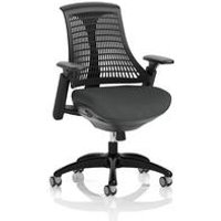 Flex Task Operator Chair Black Frame Black Back Bespoke Colour Seat