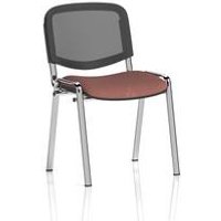 ISO Chrome Frame Mesh Back Bespoke Colour Rivet Forge (MOQ of 4)