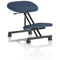 Kneeling Stool Black Frame Bespoke Colour Quest Whelk KCUP3952