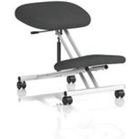 Kneeling Stool Silver Frame Bespoke Colour Quest Mussel KCUP3960