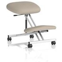 Kneeling Stool Silver Frame Bespoke Colour Quest Salt KCUP3961