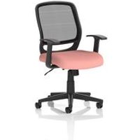 Task Operator Chair Mesh Arms Seat Quest Shrimp