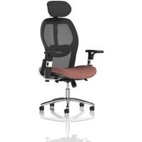 Sanderson II Mesh Back Chair Bespoke Colour Seat Rivet Forge KCUP4217