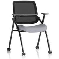 Capra Mesh Back Folding Training Chair With Writing Table Bespoke