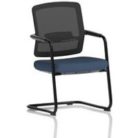 Flint Mesh Back Cantilever Chair Bespoke Colour Seat Quest Whelk