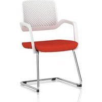Cosmo Cantilever Chair in Tabasco Orange