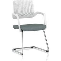 Cosmo Cantilever Chair with White Frame