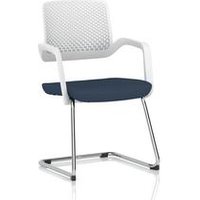 Cosmo Cantilever Chair with White Frame