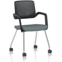 Cosmo Training Chair Black Frame Bespoke Colour Seat Rivet Tensile