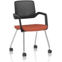 Cosmo Training Chair Black Frame Bespoke Colour Seat Quest Crab