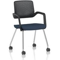 Cosmo Training Chair with Black Frame and Bespoke Seat Colour