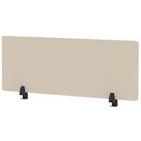 Air Desktop Screen 1200 x 400mm Bespoke Quest Salt Fabric HA03689