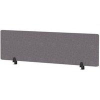 Air Desktop Screen 1600 x 400mm Bespoke Rivet Fuse Fabric HA03706