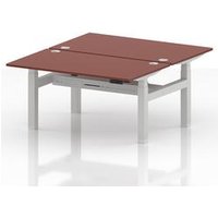 Air Back-to-Back 1400 x 800mm Height Adjustable 2 Person Office Bench