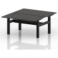 Air Sit-Stand Bench Desk with Carbon Ports