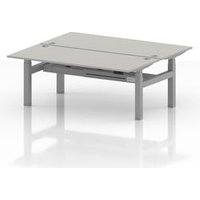 Air Sit Stand 1800x800 Bench Desk in Dove Grey
