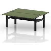 Air Back-to-Back 1800 x 800mm Height Adjustable 2 Person Office Bench