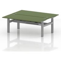 Air Sit Stand Bench Desk 1800x800mm with Green Ports