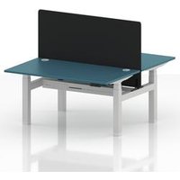 Air 1400 Sit-Stand Electric Bench Desk with Teal Top