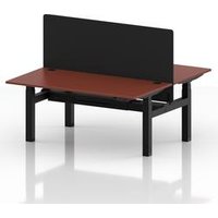 Air 1600 Sit Stand Bench Desk with Red Ports