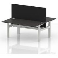 Air 1600 Sit Stand Bench Desk with White Frame