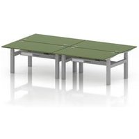 Air 1400x800 Sit Stand Bench Desk in Moss Green